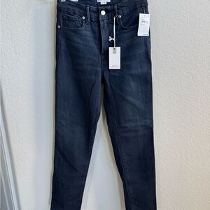 Good American Blue Straight Leg Jeans